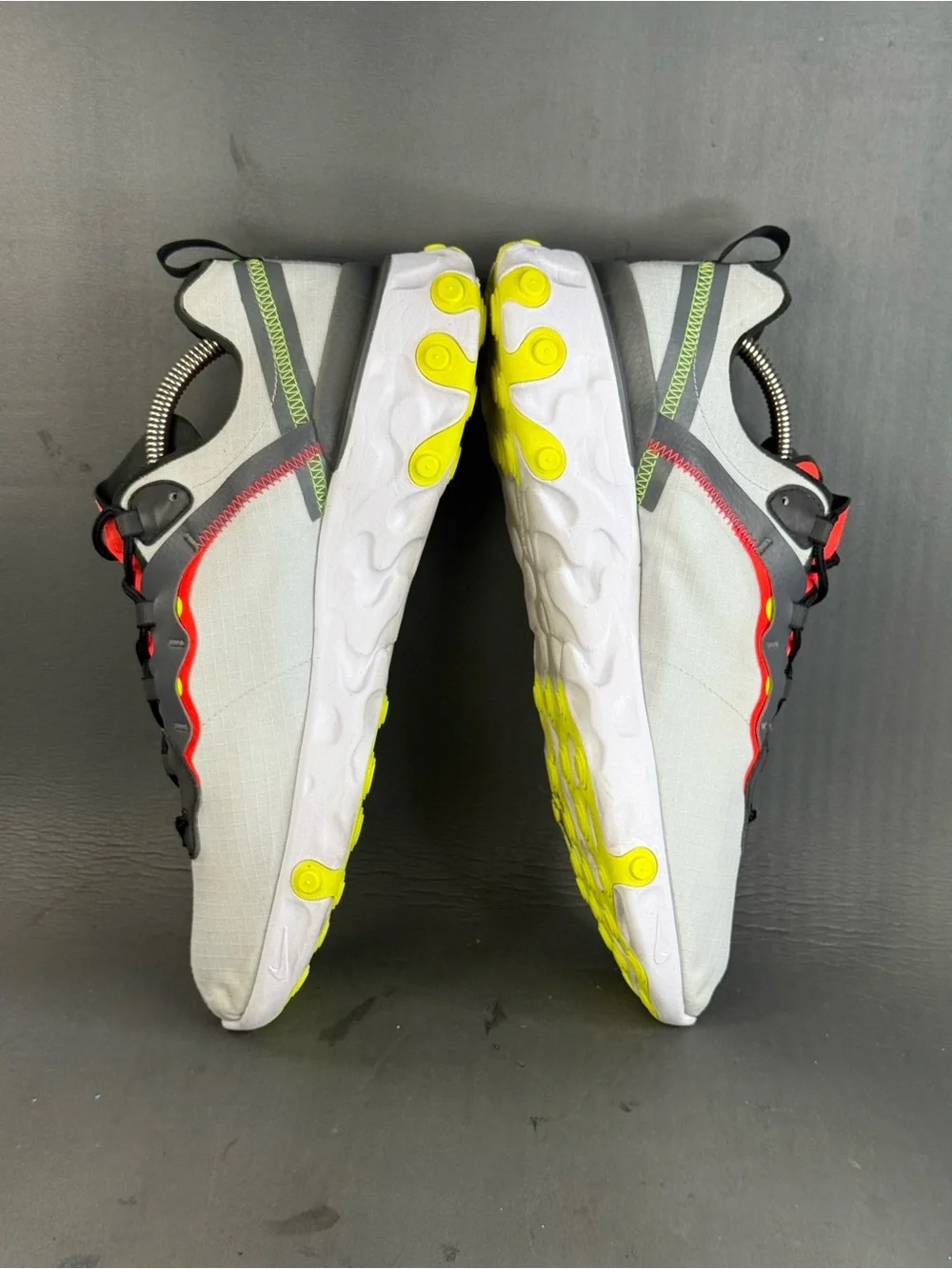 Nike React Element 55 SE 'Platinum Crimson' athletic sneaker shoes mens 11.5